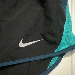Nike Black and Teal Performance Shorts
